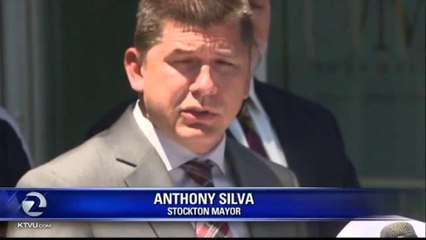 STOCKTON MAYOR SAYS HE'S NOT GUILTY OF YOUTH CAMP CHARGES
