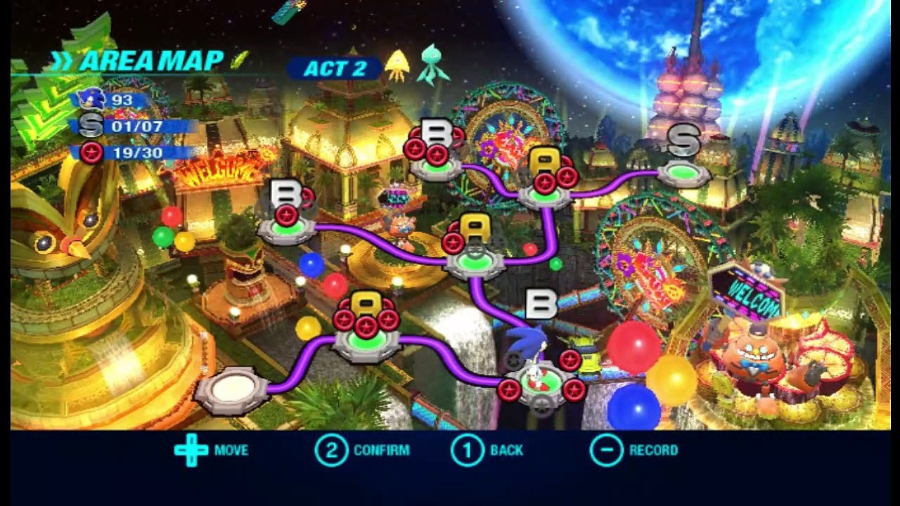 Sonic Colors Wii Part 8 (Tropical Resort Red Rings)