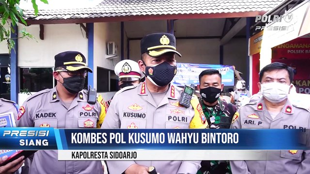 Operasi Zebra Semeru 2021, Polresta Sidoarjo Edukasi Pengendara dan Sediakan Vaksinasi