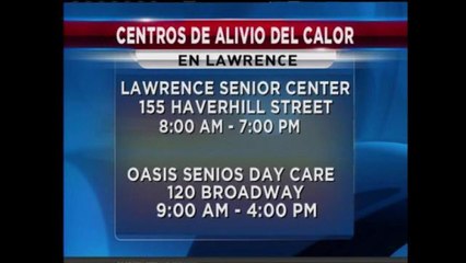 Vídeo: Centros de alivio de calor en Lawrence