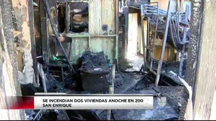 Dos viviendas son destruídas por un voraz incendio