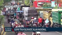 Tidak Diberi Akses Jalan ke Tambang Pasir, Sopir Truk Blokade Jalan Nasional