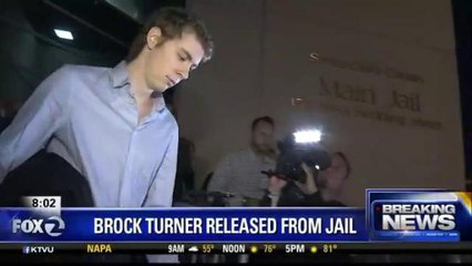 BROCK TURNER RELEASED FROM JAIL