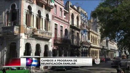 VIDEO: Modifican programa de reunificación familiar cubano