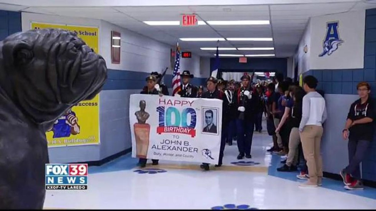J.B. Alexander honored by students