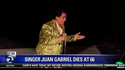 FANS MOURN DEATH OF JUAN GABRIEL