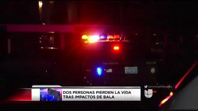 Encuentran a dos personas sin vida en Las Vegas