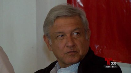 AMLO promete trato diferente a los migrantes varados en Baja California, hasta que sea presidente