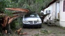 Video: Daños tras el paso del huracán Hermine por Florida