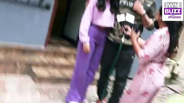 Maniesh Paul Prajakta Koli visit at Maniesh Pauls office