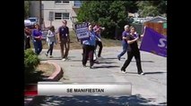 VIDEO: Protestan por mejores beneficios laborales en Santa Cruz