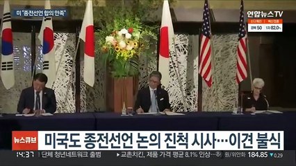 한미 "종전선언 협의 매우 만족"…이견 논란 불식