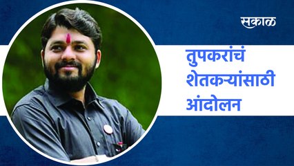Buldhana | तुपकरांचं शेतकऱ्यांसाठी आंदोलन, सोयाबीन-कापूस उत्पादकांना न्यायाची मागणी | Sakal Media |