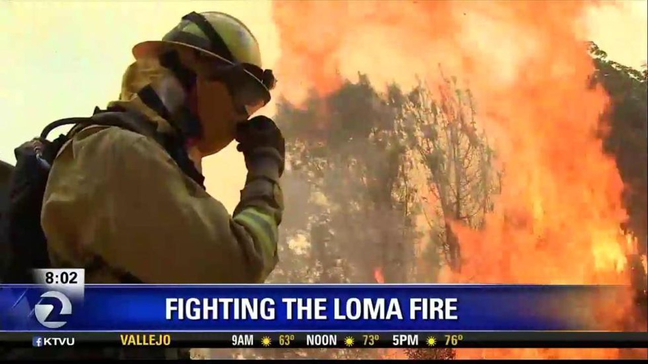 COOL TEMPS EXPECTED TO HELP IN LOMA FIRE