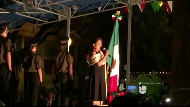 El Grito de la Independencia de México se celebra en Laredo y Nuevo Laredo.