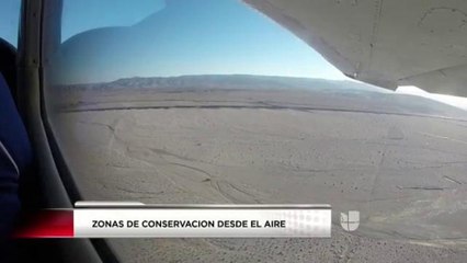 Velo sobre desiertos protegidso de la región