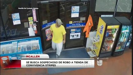 Buscan a sospechoso de robo en una tienda Stripes