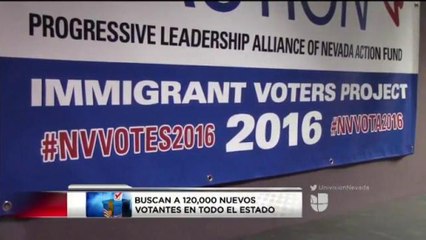 Campaña busca incrementar votantes en Nevada
