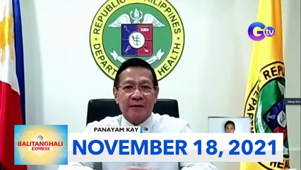 Balitanghali Express: November 18, 2021 [HD]