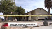 Encuentran cuerpo en patio trasero de hogar