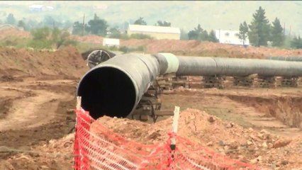 Protesta contra gaseoducto Trans-Pecos en Alpine