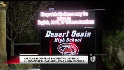 Arrestan a adolescente por amenaza de tiroteo escolar