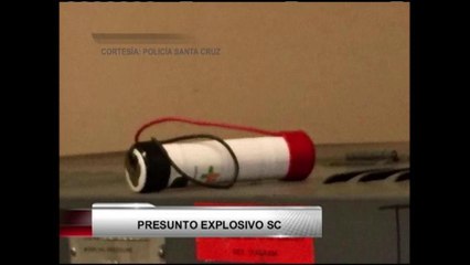 VIDEO: La policía de Santa Cruz investigó presunto explosivo en la estación de autobuses
