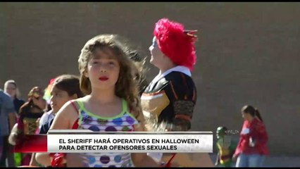 Buscan a ofensores sexuales en Halloween