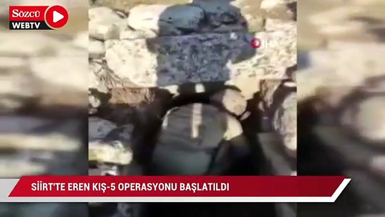 Siirt'te "Eren Kış-5 Bağgöze Şehit Jandarma Üsteğmen Ersan Yenici Operasyonu" başlatıldı