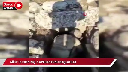 Siirt'te "Eren Kış-5 Bağgöze Şehit Jandarma Üsteğmen Ersan Yenici Operasyonu" başlatıldı