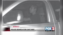 Auto theft agents are looking for the identity of thief