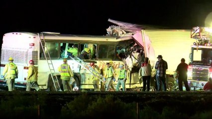 Accidente de camión en Palm Springs