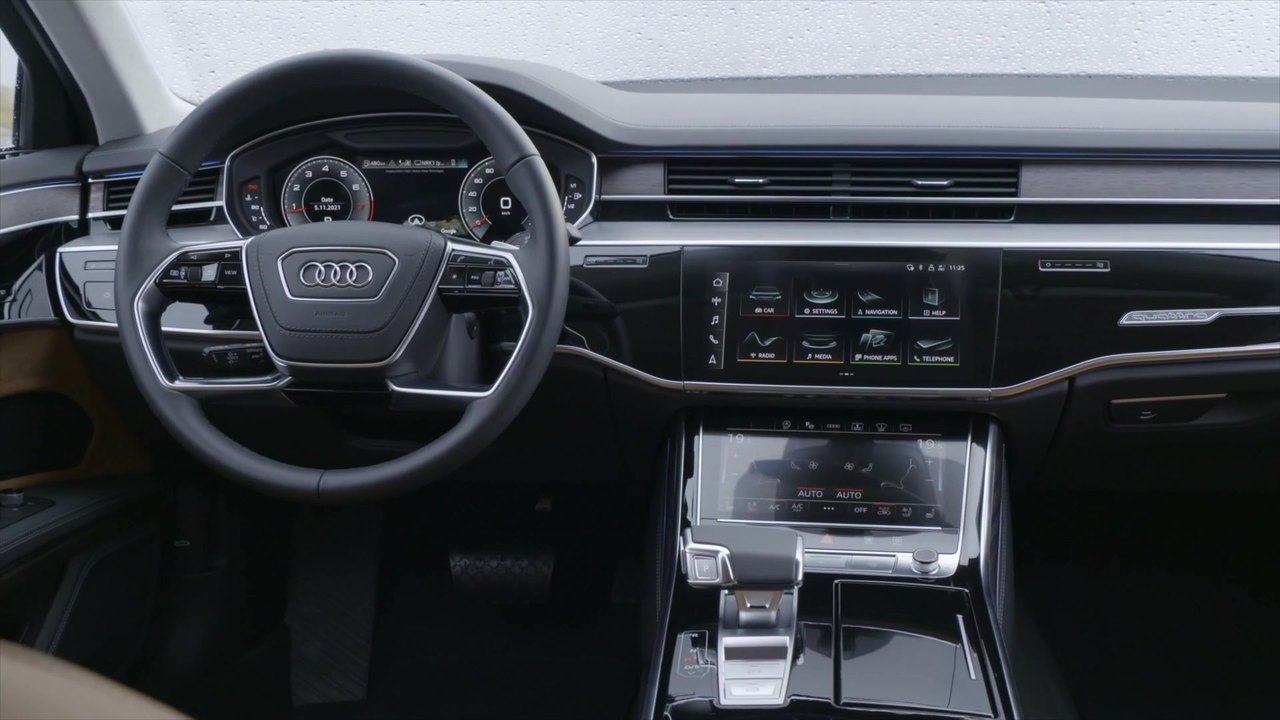 Emotionale Premiummobilität - Innenraum des Audi A8 bietet hochwertiges Erlebnisangebot