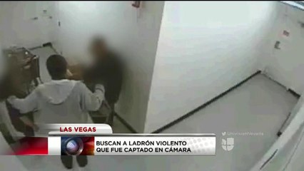 Buscan a ladrón violento captado en cámara