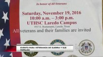 Evento para veteranos de guerra y sus familias.