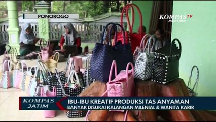 Download Video: Kerajinan Tas Anyaman Plastik Tembus Pasar Luar Negeri