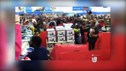 VIDEO: Compradores en la espera del Viernes Negro