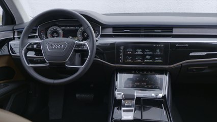 The new Audi A8 L 60 TFSI quattro Interior Design in Manhattan Grey