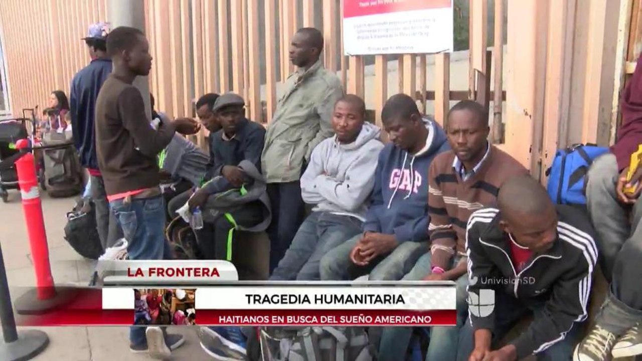 La travesía de haitianos por llegar a la frontera