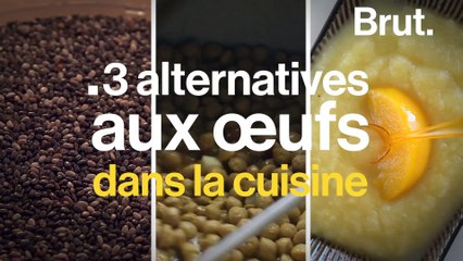 3 alternatives aux œufs dans la cuisine