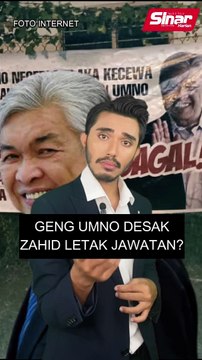 Geng UMNO desak Zahid letak jawatan?