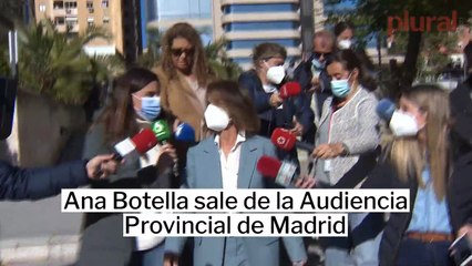 Ana Botella sale de la Audiencia Provincial de Madrid