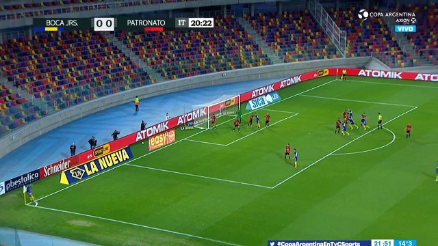 Copa Argentina 2021: Boca Jrs 0 - 0 Patronato (Primer Tiempo)