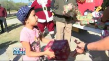 Children of Laredo Received Special Gifts From Santa and Star of Hope