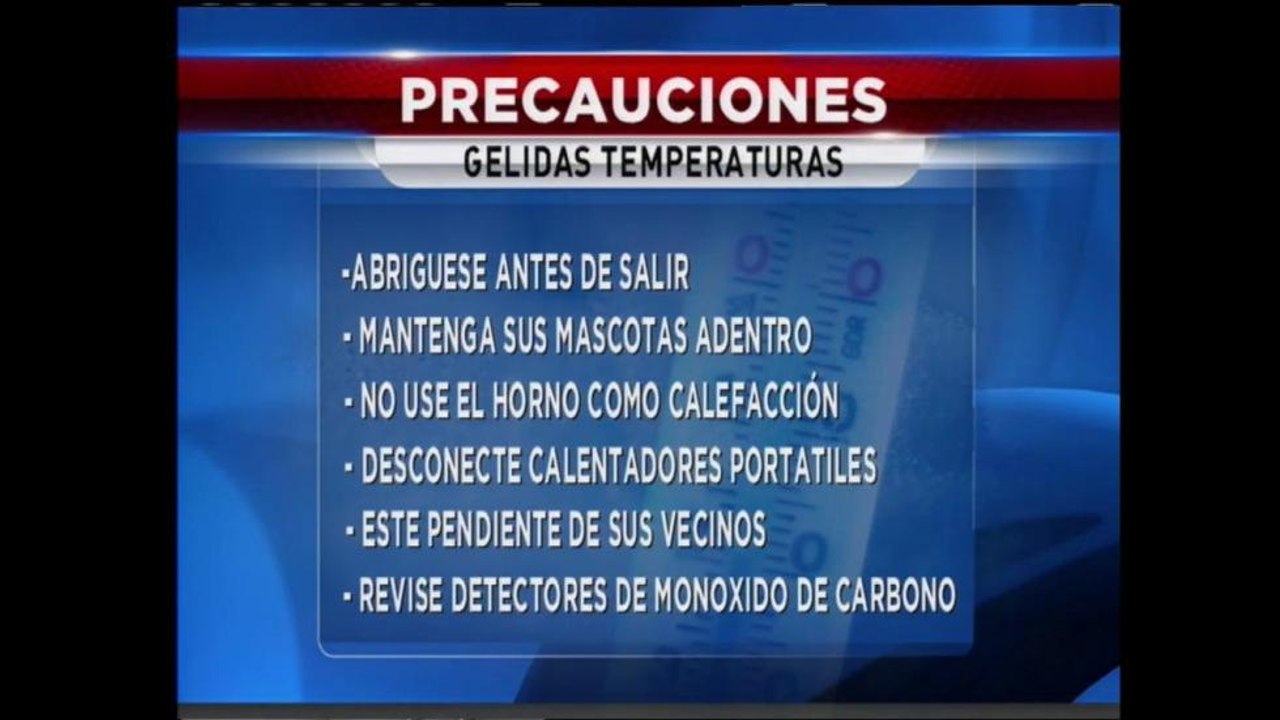 VIDEO: Precauciones ante gélidas temperaturas
