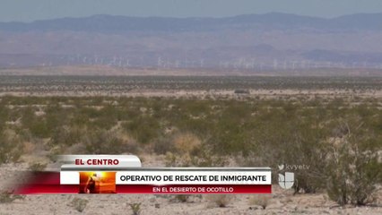 Rescatan a menor de edad en el desierto de Ocotillo