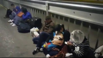 Cubanos se quedan varados en el Puente Internacional Número Uno