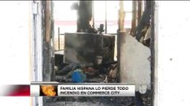 Familia lo pierde todo en voraz incendio