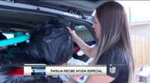 Organización y Univision ayudan a familia que perdió todo en incendio