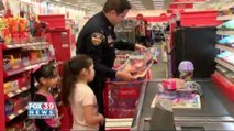 Henry Cuellar Elementary Receive Gifts From Target And Local Police